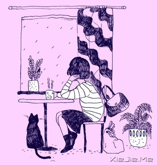 时尚小清新插画